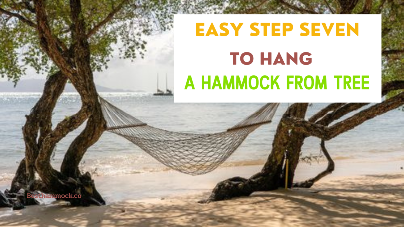 EASY STEP SEVEN TO HANG A HAMMOCK FROM A TREE