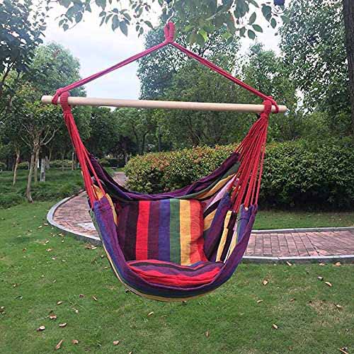 10 Best Hammocks for College Students-YUEWEIWEI Outdoor Swing Hammock Chair-Red