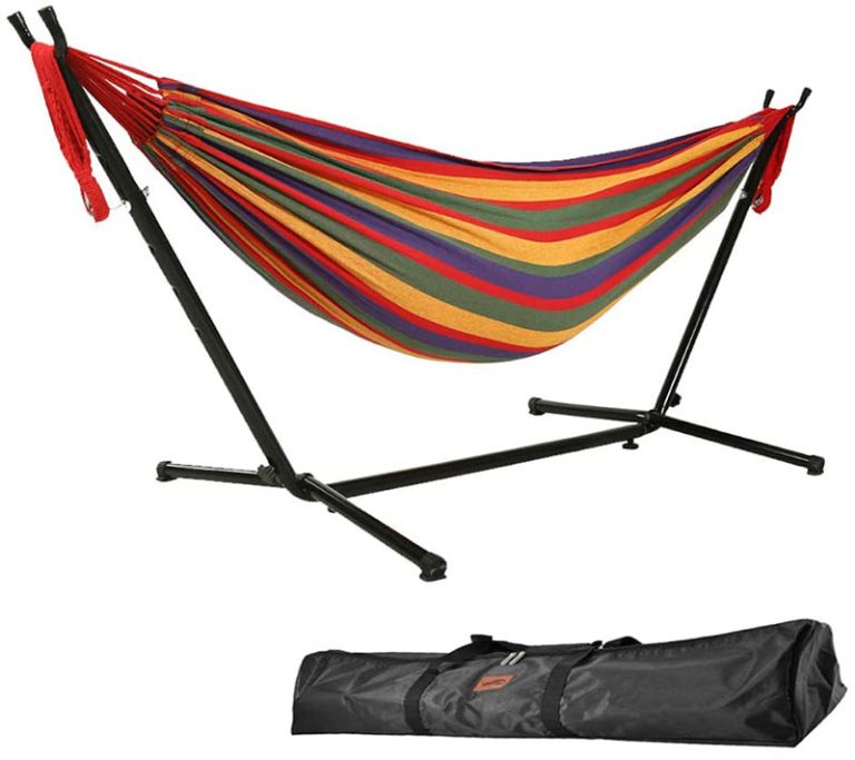 Best & Most Sturdy Portable Hammock Stands (in 2022)-GOUTIME Hammock
